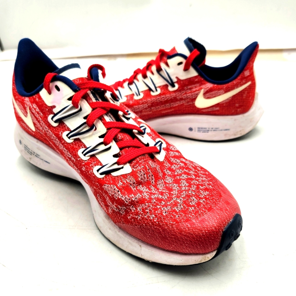 Nike Zoom Pegasus 36 Red Youth 5 Womens 6.5 Running Sneaker Shoe CU6685-600